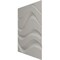 Ekena Millwork 19 5/8in. W x 19 5/8in. H Wave EnduraWall Decorative 3D Wall Panel Covers 2.67 Sq. Ft. WP20X20WVBCR - alternate 5